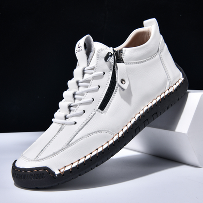 MONVIEL™ | Nubuck Side-Zip Ankle Boots