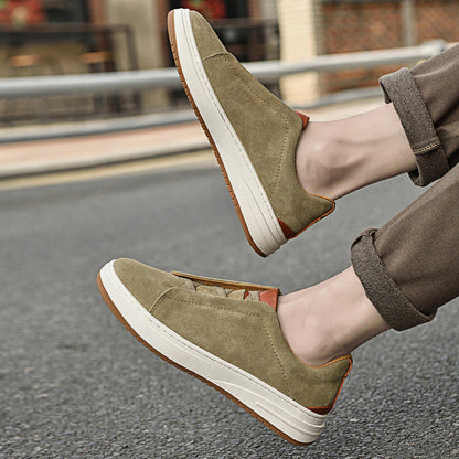 MANSSINO™ | Men's Cowhide Suede Slip-On Shoe