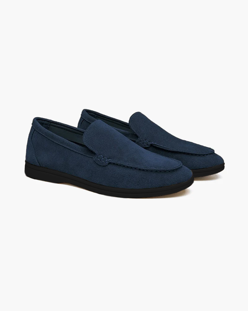 Theo™ | Mocassins en suède semelle noire