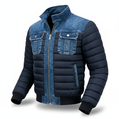MANSSINO™ | Hybrid Padded Denim Jacket