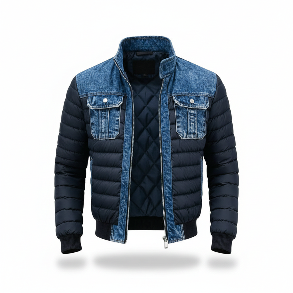 MANSSINO™ | Hybrid Padded Denim Jacket