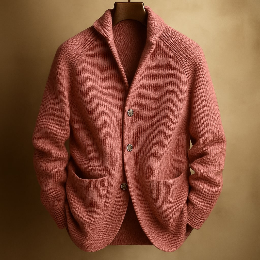 MANSSINO™ | Men's Wool Blend Shawl Collar Gilet