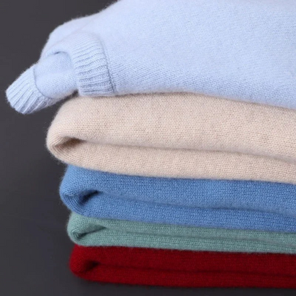 MONVIEL™ | Pure Cashmere Knit Long Sleeve