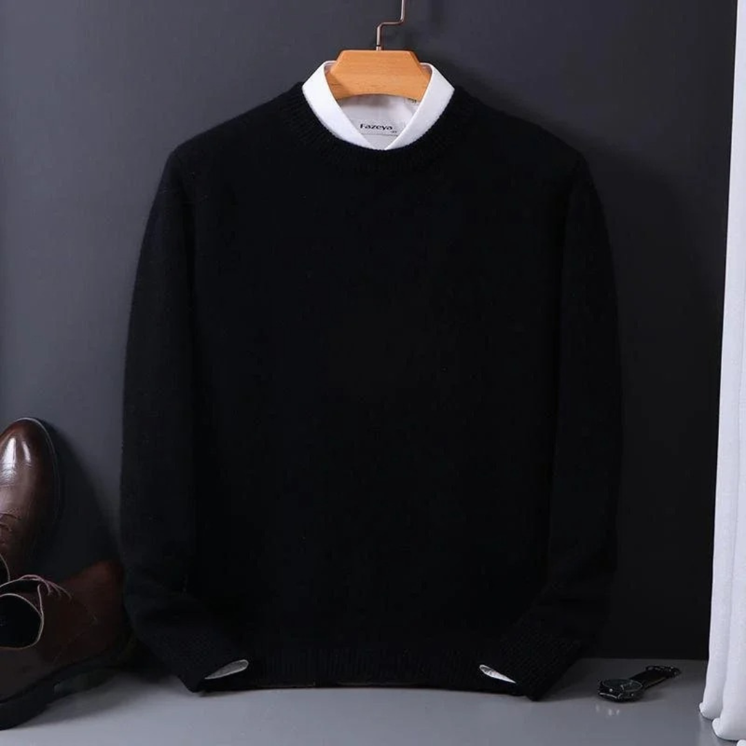 MONVIEL™ | Pure Cashmere Knit Long Sleeve