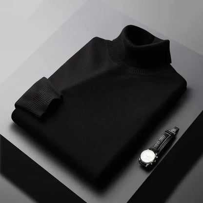 MANSSINO™ | Men's Fine Knit Turtleneck Pullover