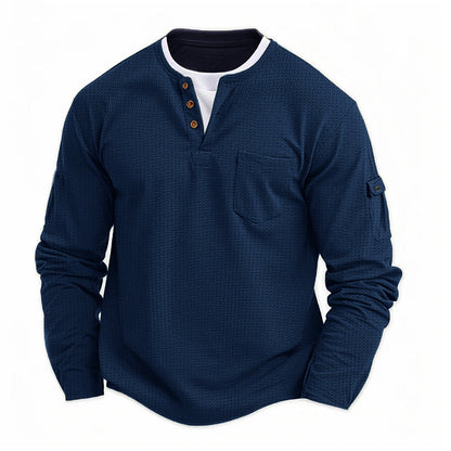 MANSSINO™ | Men's Premium Cotton Long-Sleeve Shirt