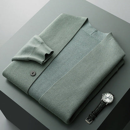 MANSSINO™ | Men's Lightweight Wool Blend Button Cardigan