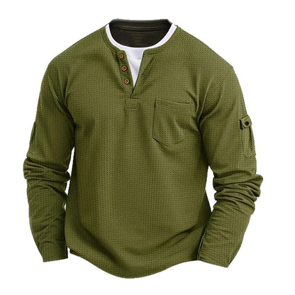 MANSSINO™ | Men's Premium Cotton Long-Sleeve Shirt