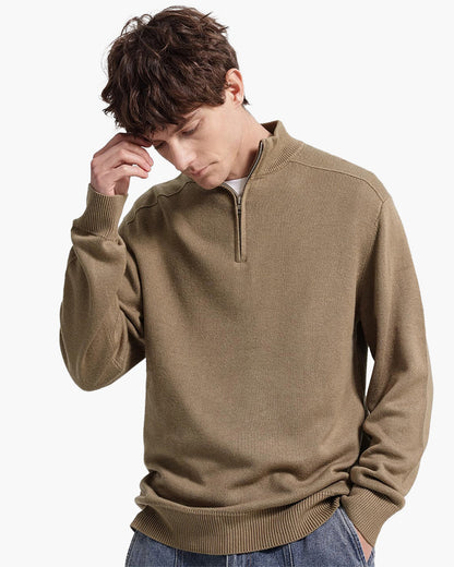 MONVIEL | MERINO WOOL HALF-ZIP