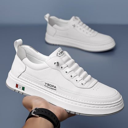 MONVIEL™ | Men's Textured Low-Top Trainers