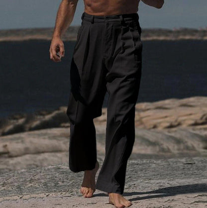 MANSSINO™ | Men's Wide Linen Trousers
