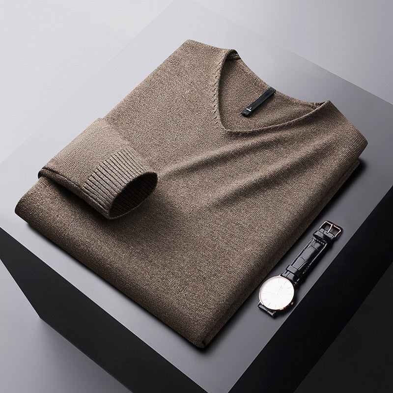 MANSSINO™ | Men's V-Neck Fine Fibre Pullover