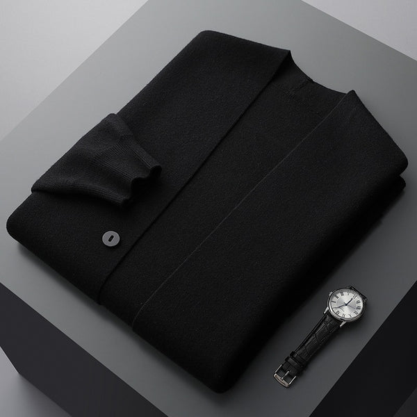 MANSSINO™ | Men's Lightweight Wool Blend Button Cardigan