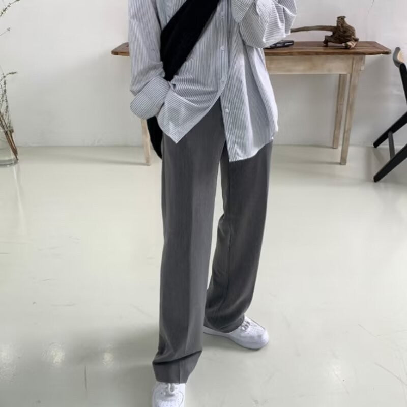 MANSSINO™ | Men's Pleated Wide-Leg Dress Trousers