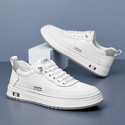 MONVIEL™ | Men's Textured Low-Top Trainers