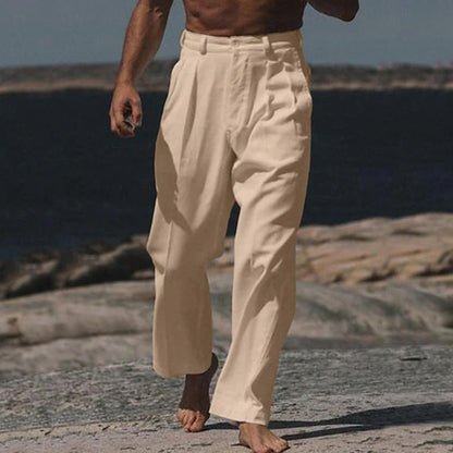 MANSSINO™ | Men's Wide Linen Trousers
