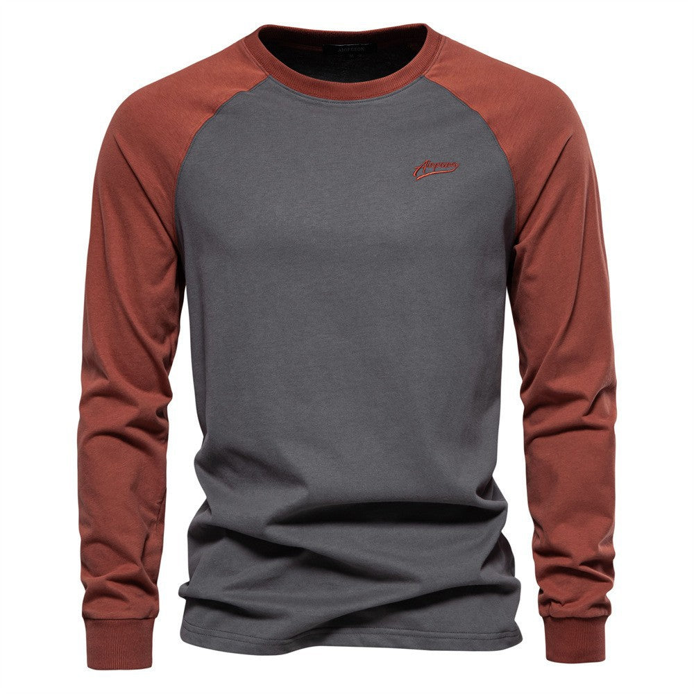 MONVIEL™ | Men's Raglan Long-Sleeve Cotton Tee