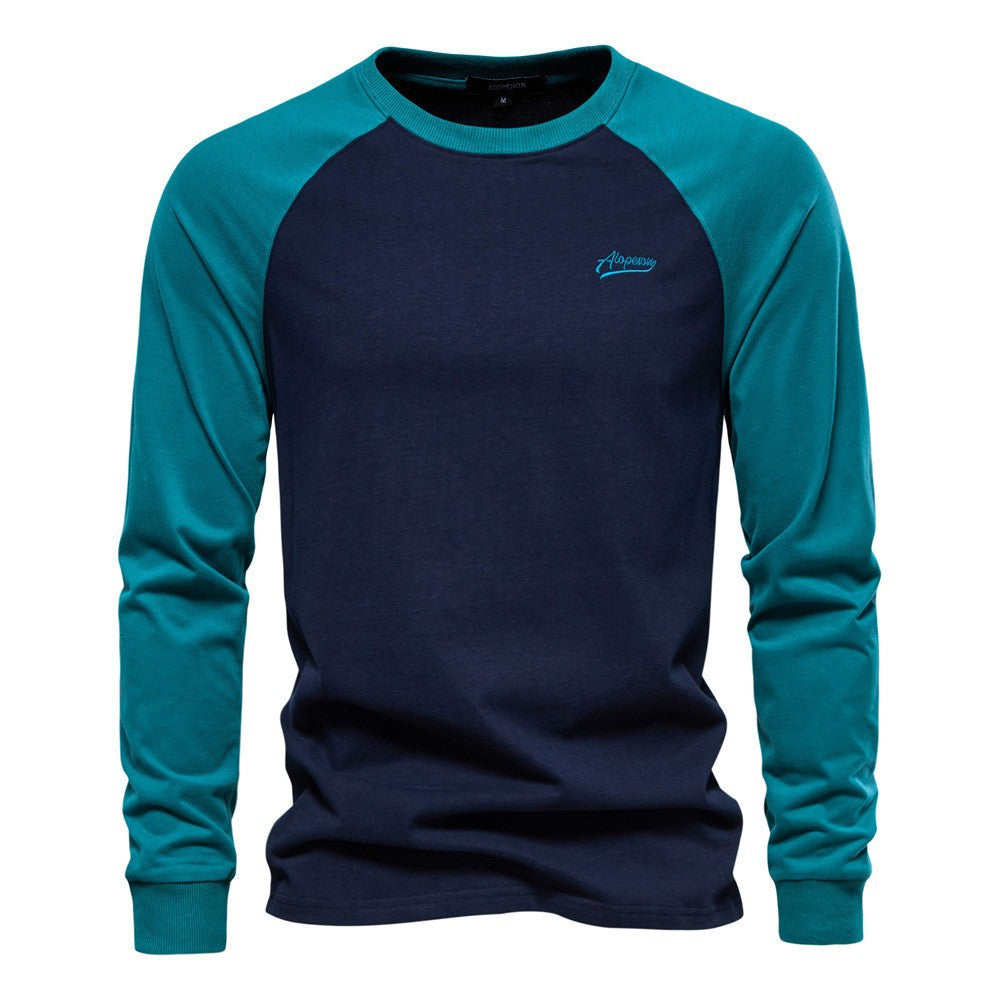 MONVIEL™ | Men's Raglan Long-Sleeve Cotton Tee