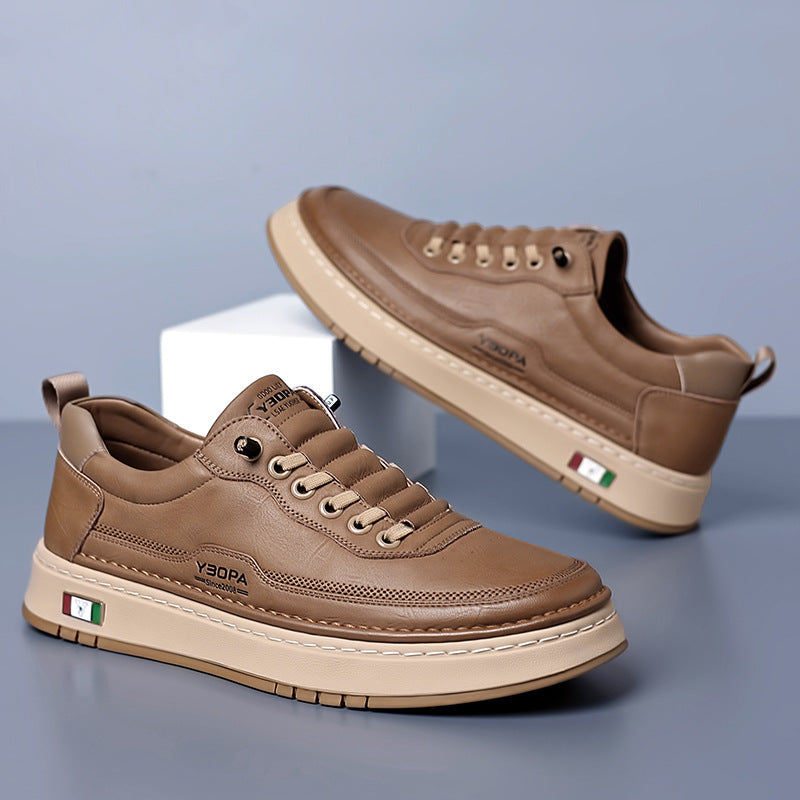 MONVIEL™ | Men's Textured Low-Top Trainers