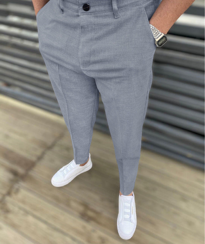 MONVIEL | Casual slim-fit trousers