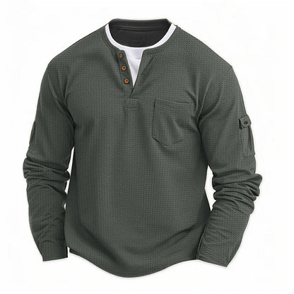 MANSSINO™ | Men's Premium Cotton Long-Sleeve Shirt