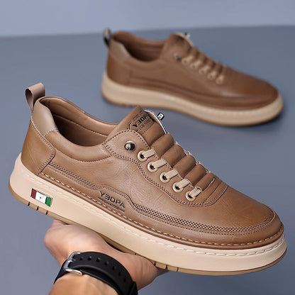 MONVIEL™ | Men's Textured Low-Top Trainers