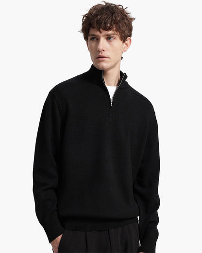 MONVIEL | MERINO WOOL HALF-ZIP