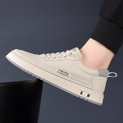 MONVIEL™ | Men's Textured Low-Top Trainers
