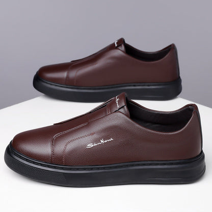 MONVIEL™ | Men's Slip-On Leather Trainers