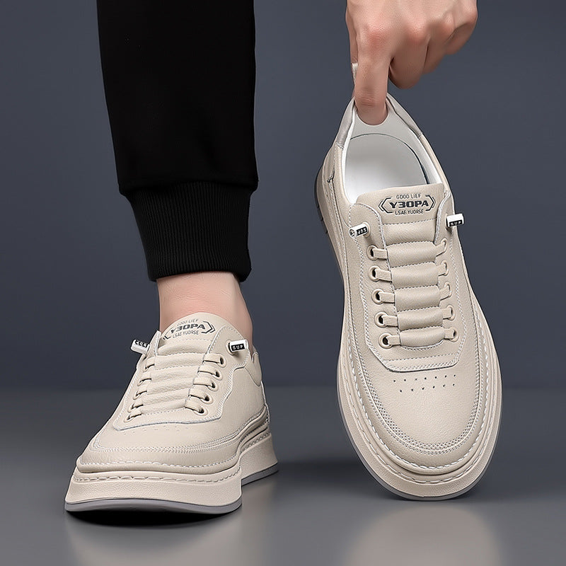 MONVIEL™ | Men's Textured Low-Top Trainers