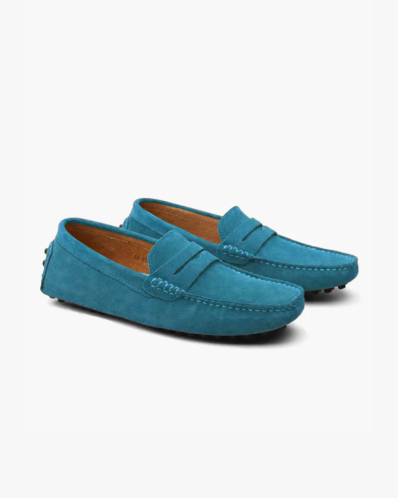MONVIEL | Suede driver loafers