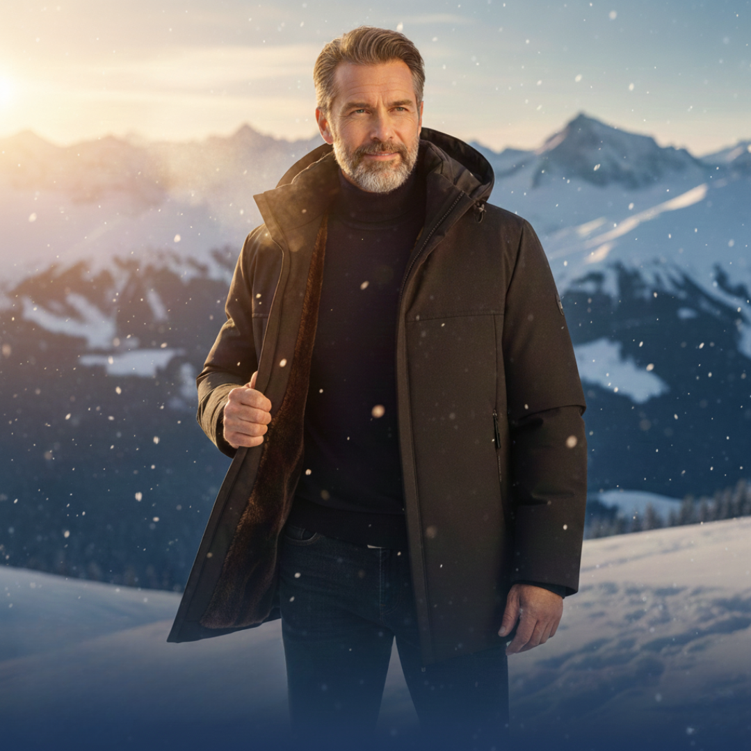 LAURENT MONACO | VESTE D’HIVER CLASSIQUE ET ÉLÉGANTE POUR HOMME