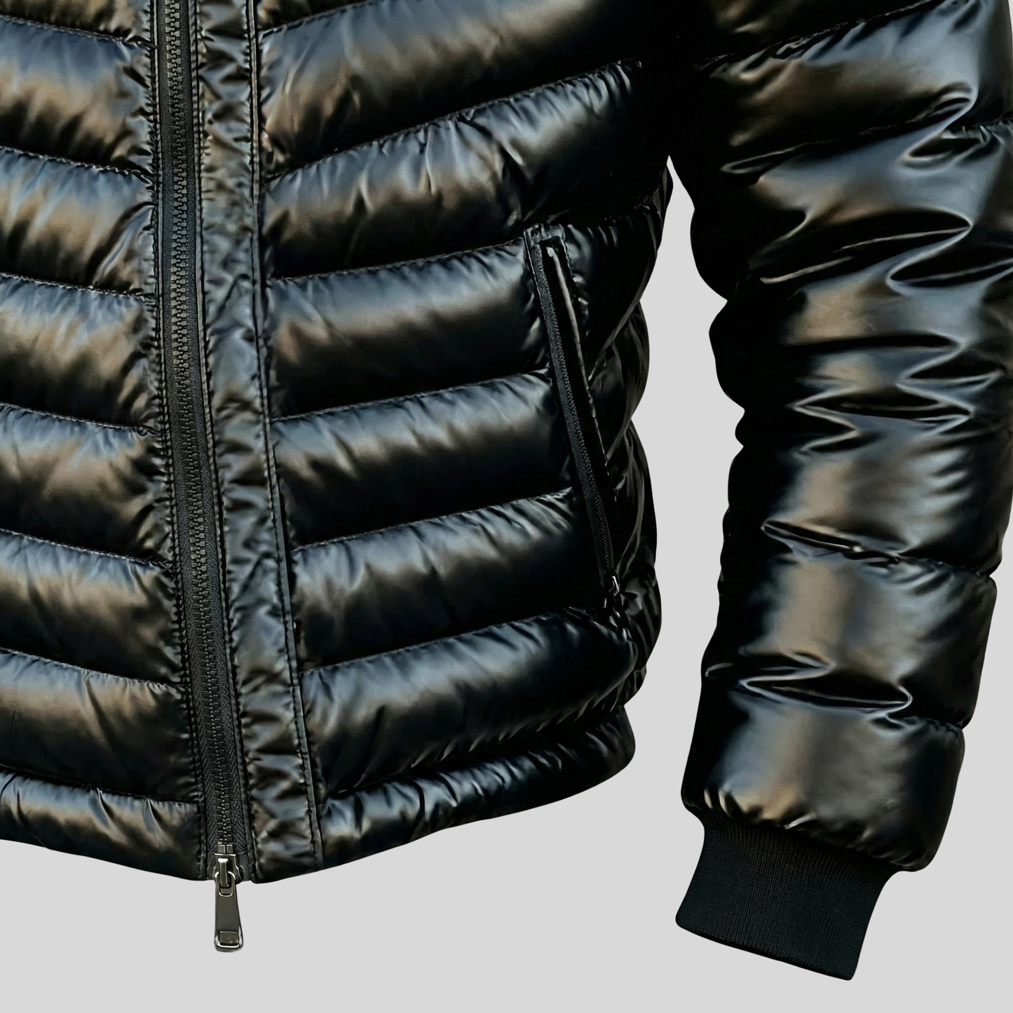 MANSSINO™ | Quilted Gloss Jacket