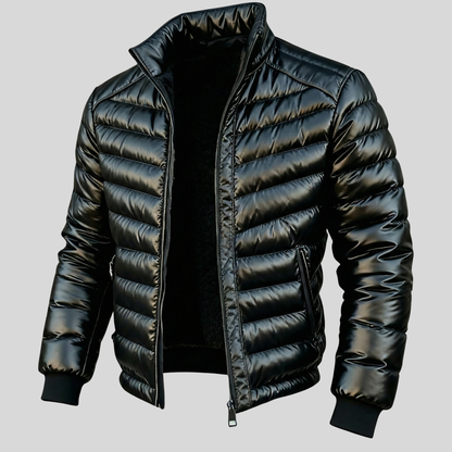 MANSSINO™ | Quilted Gloss Jacket