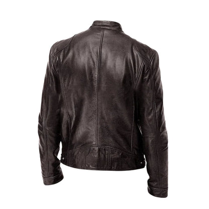 MANSSINO™ | Slim Fit Leather Jacket