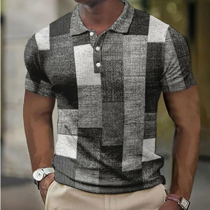 MONVIEL™ | Men's Color-Block Patchwork Polo
