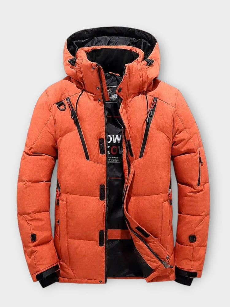 LAURENT MONACO | VESTE D'HIVER SOLIDE POUR HOMME