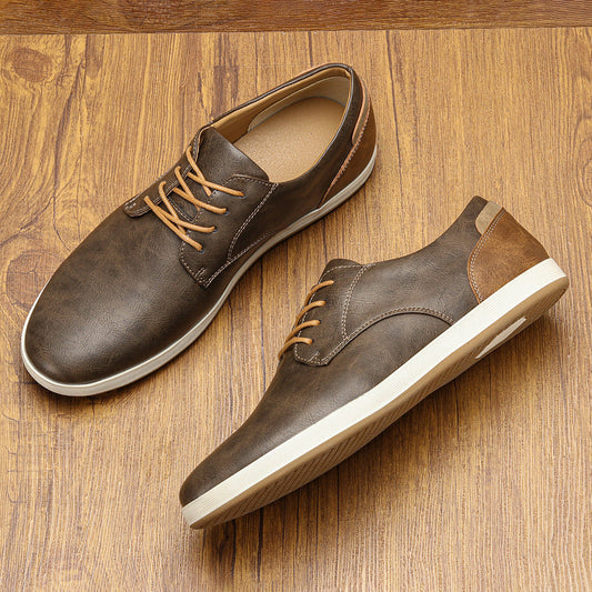 MANSSINO™ | Men's Genuine Leather Everyday Sneaker