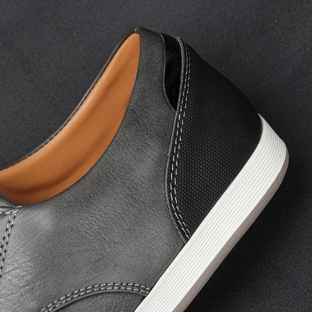 MANSSINO™ | Men's Genuine Leather Everyday Sneaker