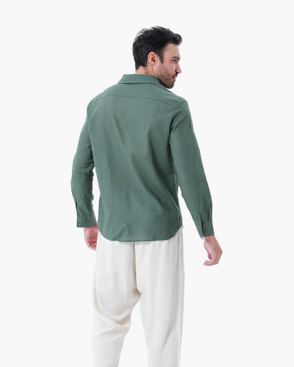 Aidan™ | Ensemble en lin manches longues