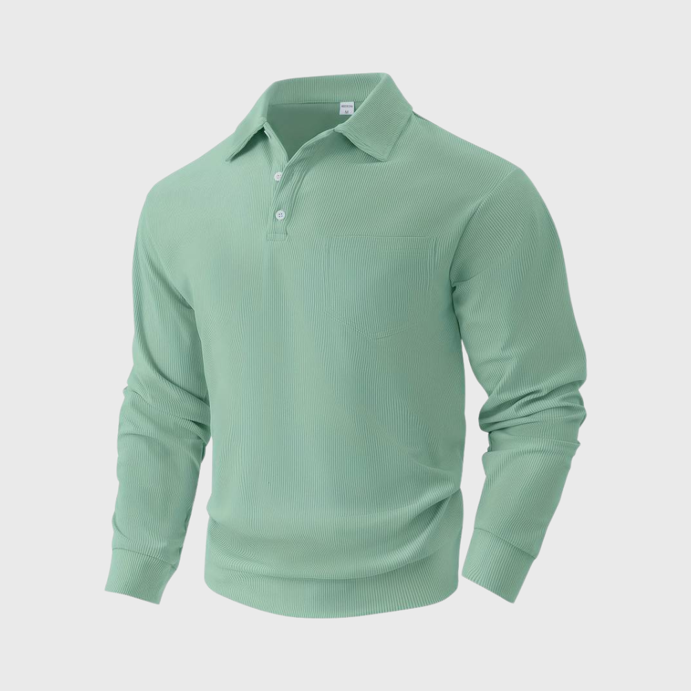 MONVIEL | Long-Sleeve Corduroy Shirt