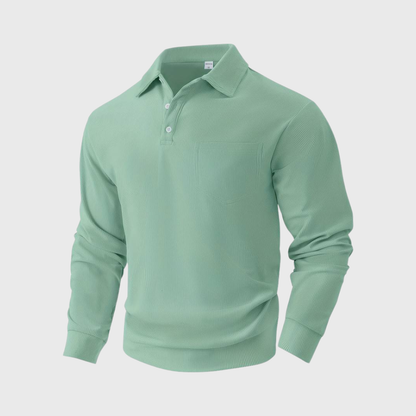 MONVIEL | Long-Sleeve Corduroy Shirt