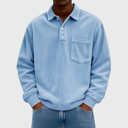 MONVIEL | Long-Sleeve Corduroy Shirt