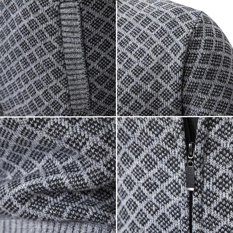 MANSSINO™ | Men's Waffle Knit Zip Gilet