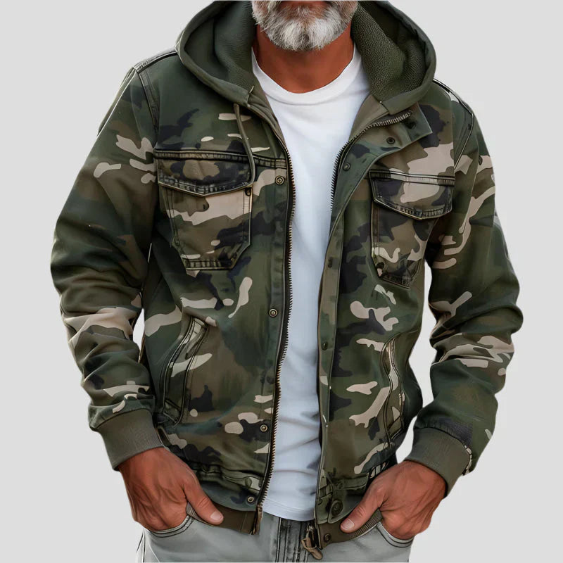 MANSSINO™ | Military-Style Hooded Jacket
