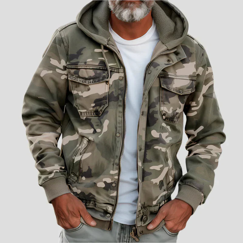 MANSSINO™ | Military-Style Hooded Jacket
