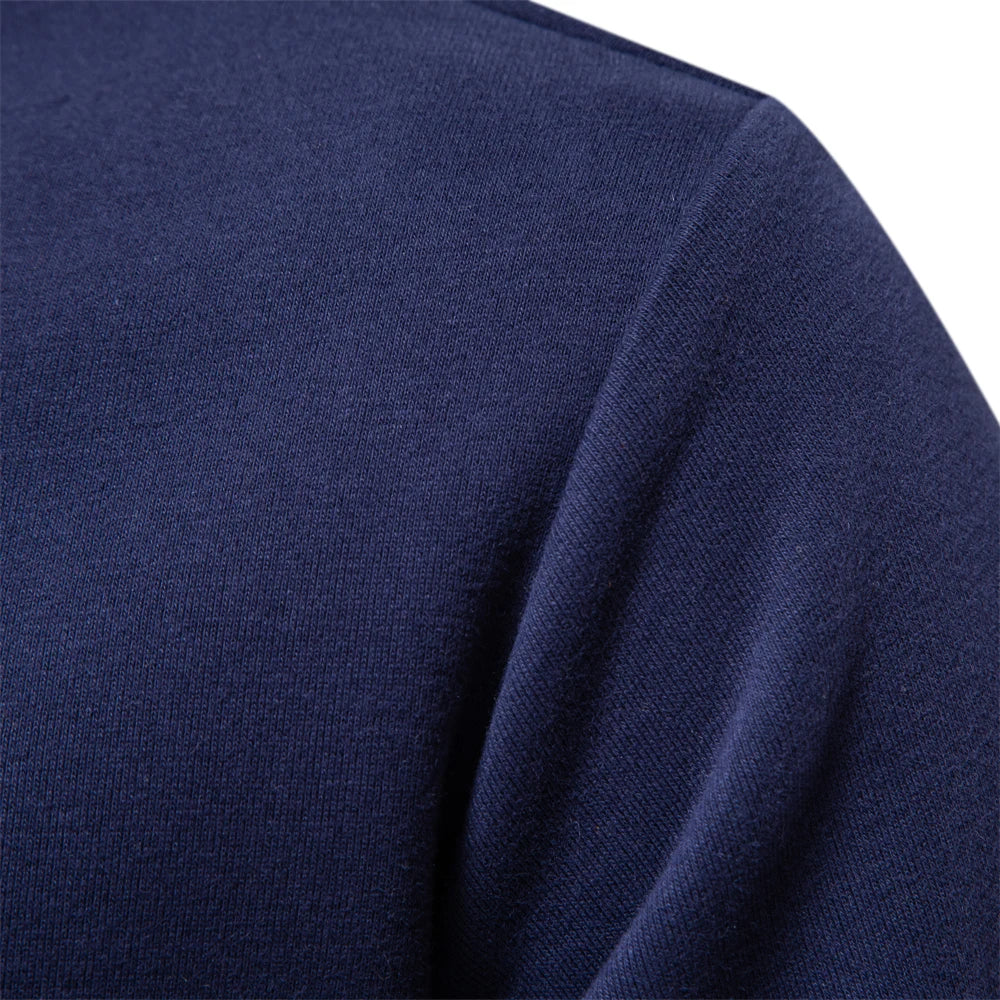 MANSSINO™ | Men's Cotton Polo Sweatshirt