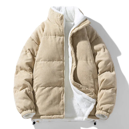 MANSSINO™ | Fleece-Lined Corduroy Puffer