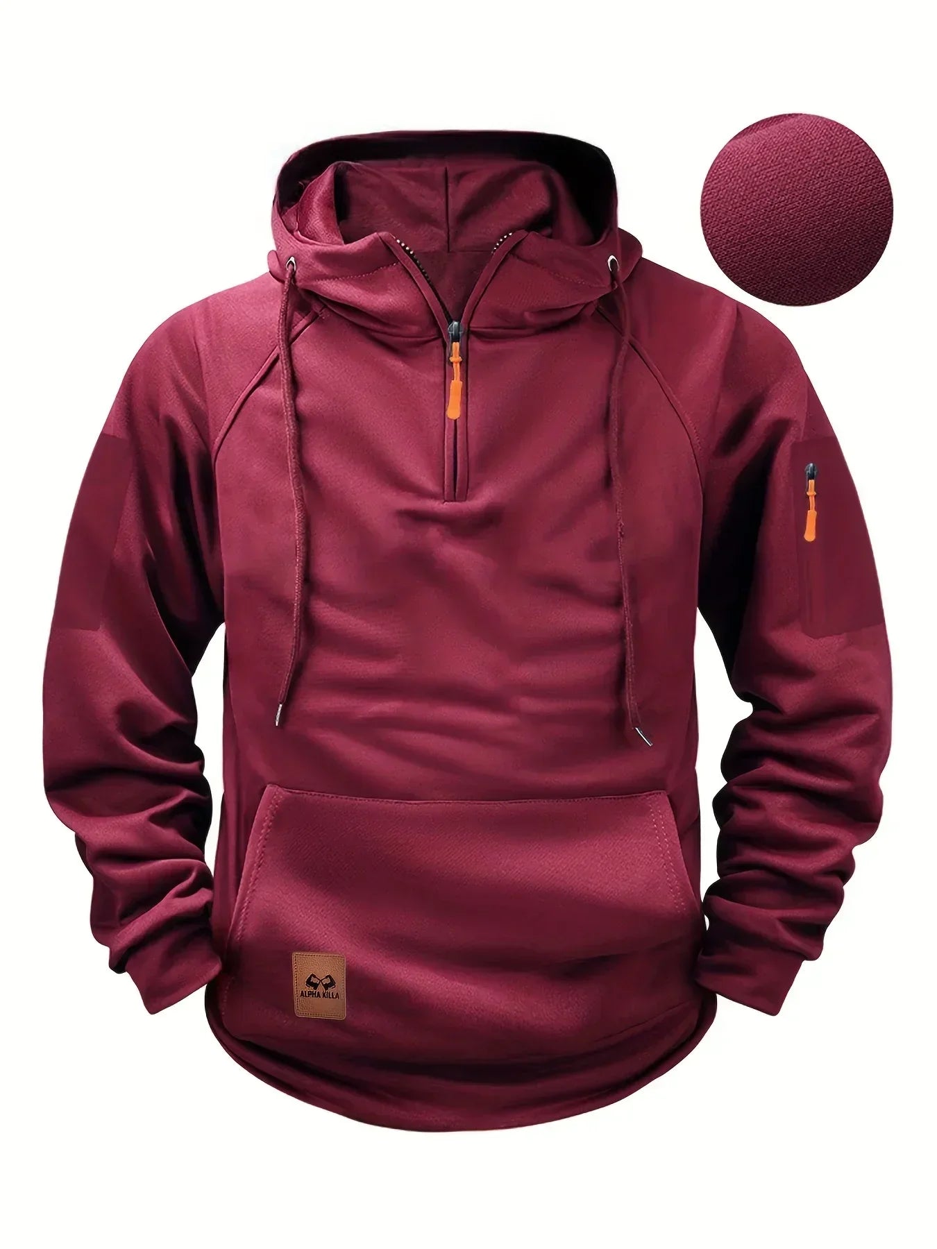 MONVIEL | Mens Zip-Up Hoodie