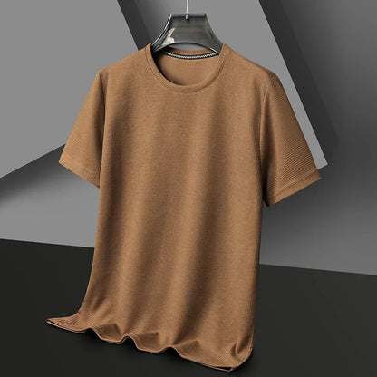 MONVIEL™ | Men's Waffle-Knit Crew Neck T-Shirt